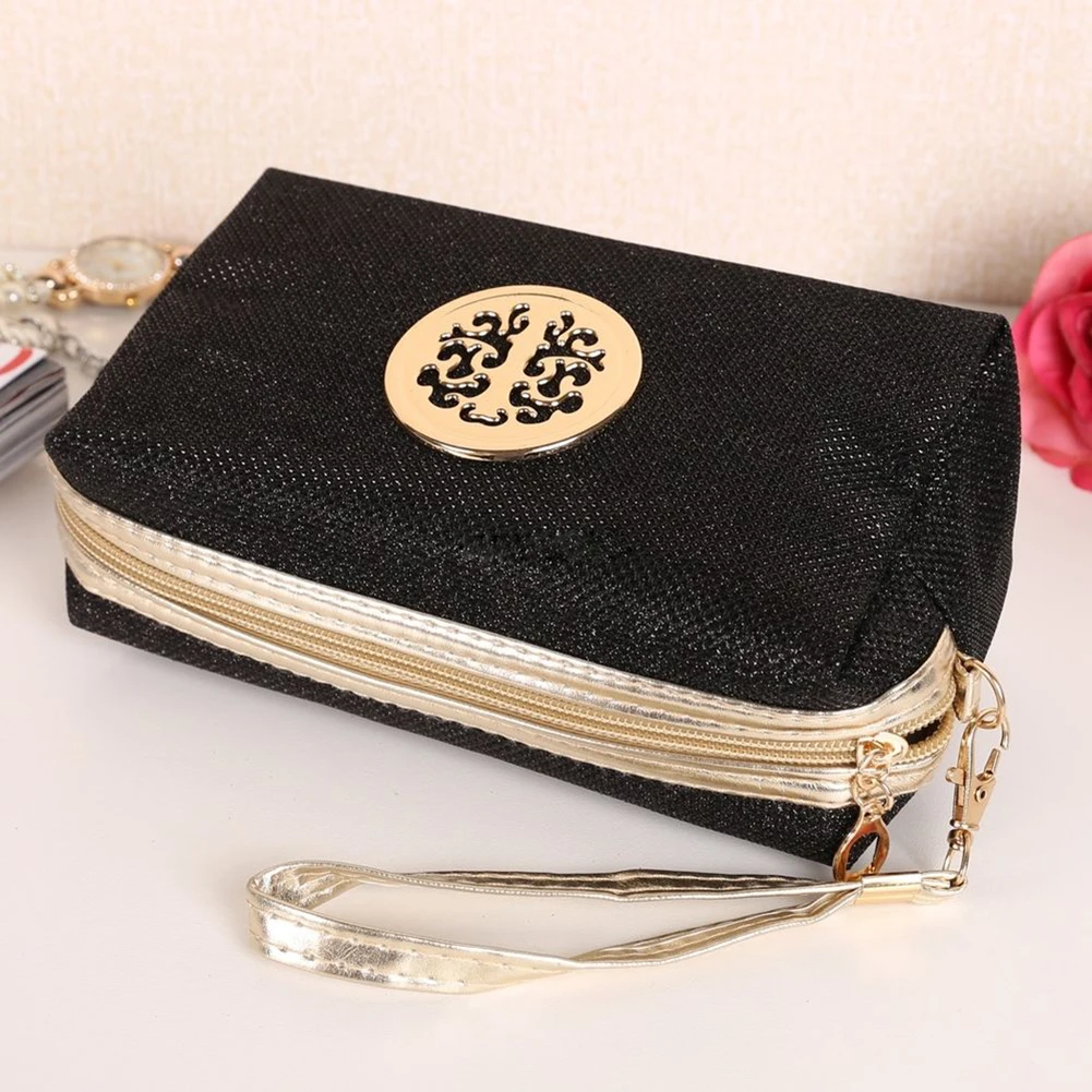 بريق السفر التجميل حقيبة المرأة الأزياء متعددة الوظائف ماكياج الحقيبة أدوات الزينة