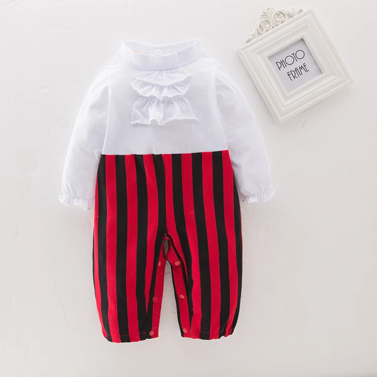 Pirate Captain Cosplay Clothes for Baby Boy Halloween Christmas Fancy Clothes Halloween Costume for Kids Children