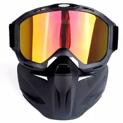 2018 мужские лыжные сноубордические маски зимние лыжные снегоходные очки ветрозащитные лыжные очки Мотокросс солнцезащитные очки с рот
