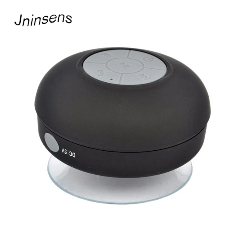 Waterproof Shower Bluetooth Music Mini Speaker Player With Mic /& Wall Sucker HOT