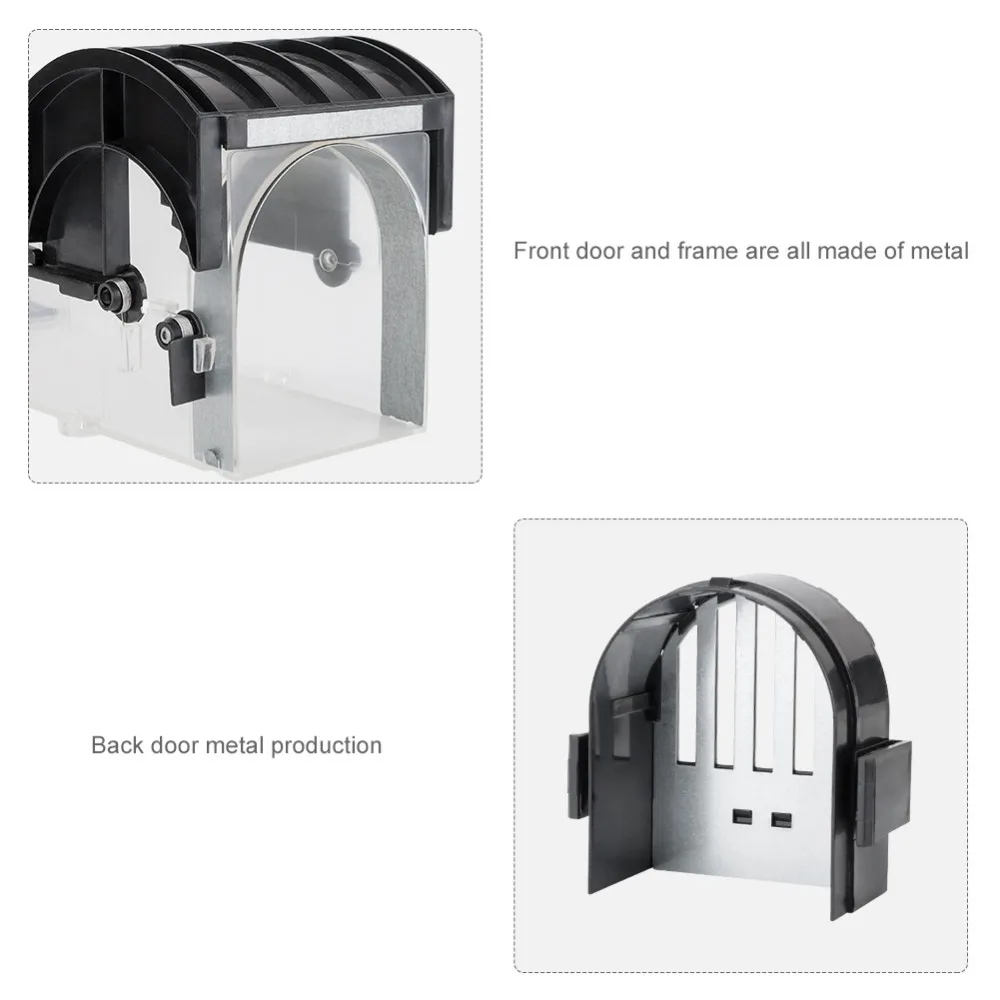 Многоразовая не ядовитая ловушка для мышей, крыс, мышей, мышей, ловушка для мышей, ловушка для грызунов, Ловушка с приманкой, безопасная клетка для использования в саду