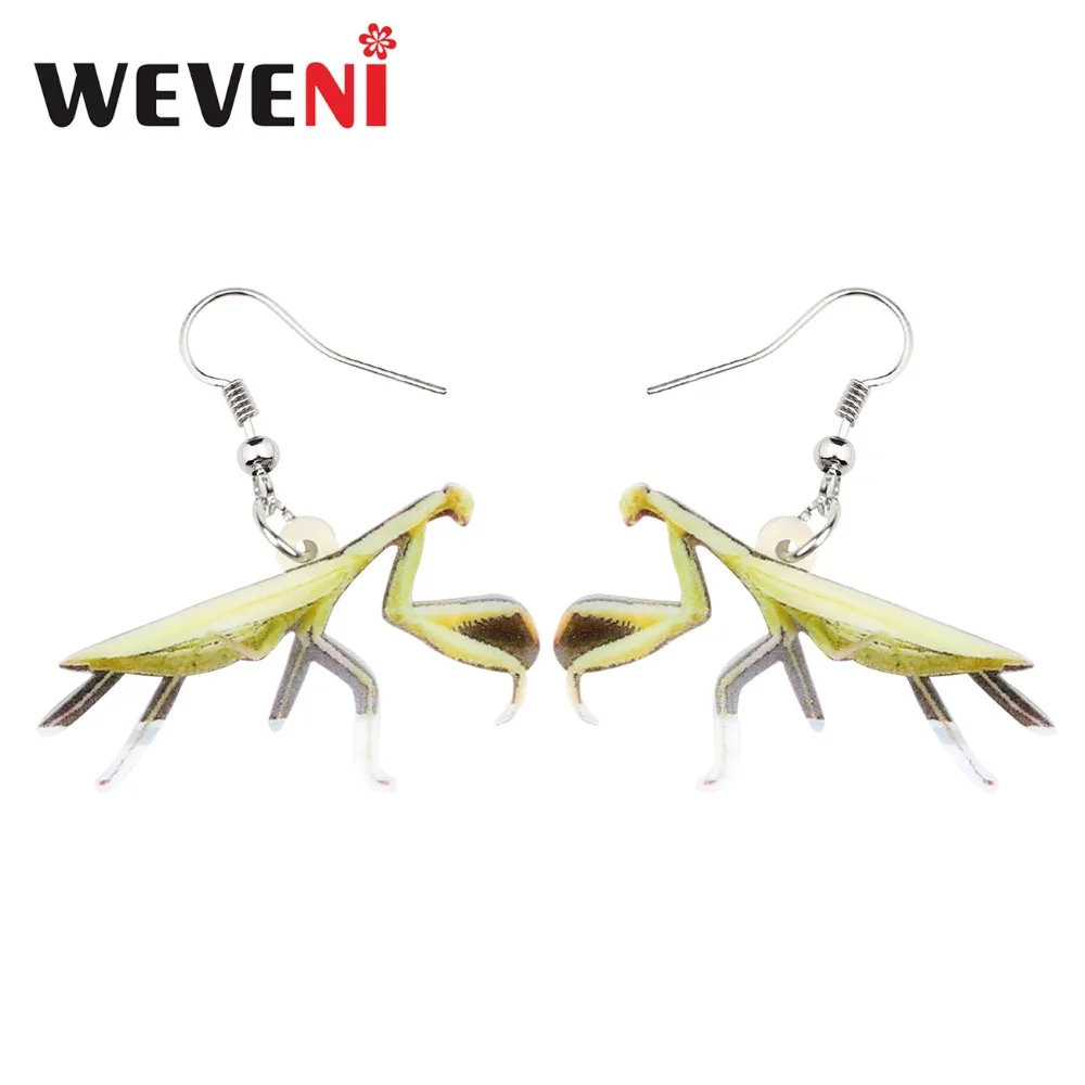 WEVENI акриловые серьги-подвески в форме капли модные ювелирные украшения для