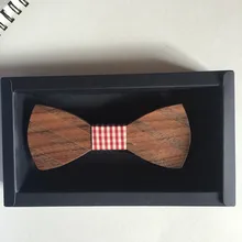 Оригинальная новая популярная забавная модная Личность аксессуары из дерева для отдыха деревянный галстук-бабочка высокого качества