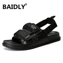 Летние мужские сандалии уличная модная обувь сандалии для мужчин удобные пляжные сандалии мужская обувь повседневная Heren Sandalen