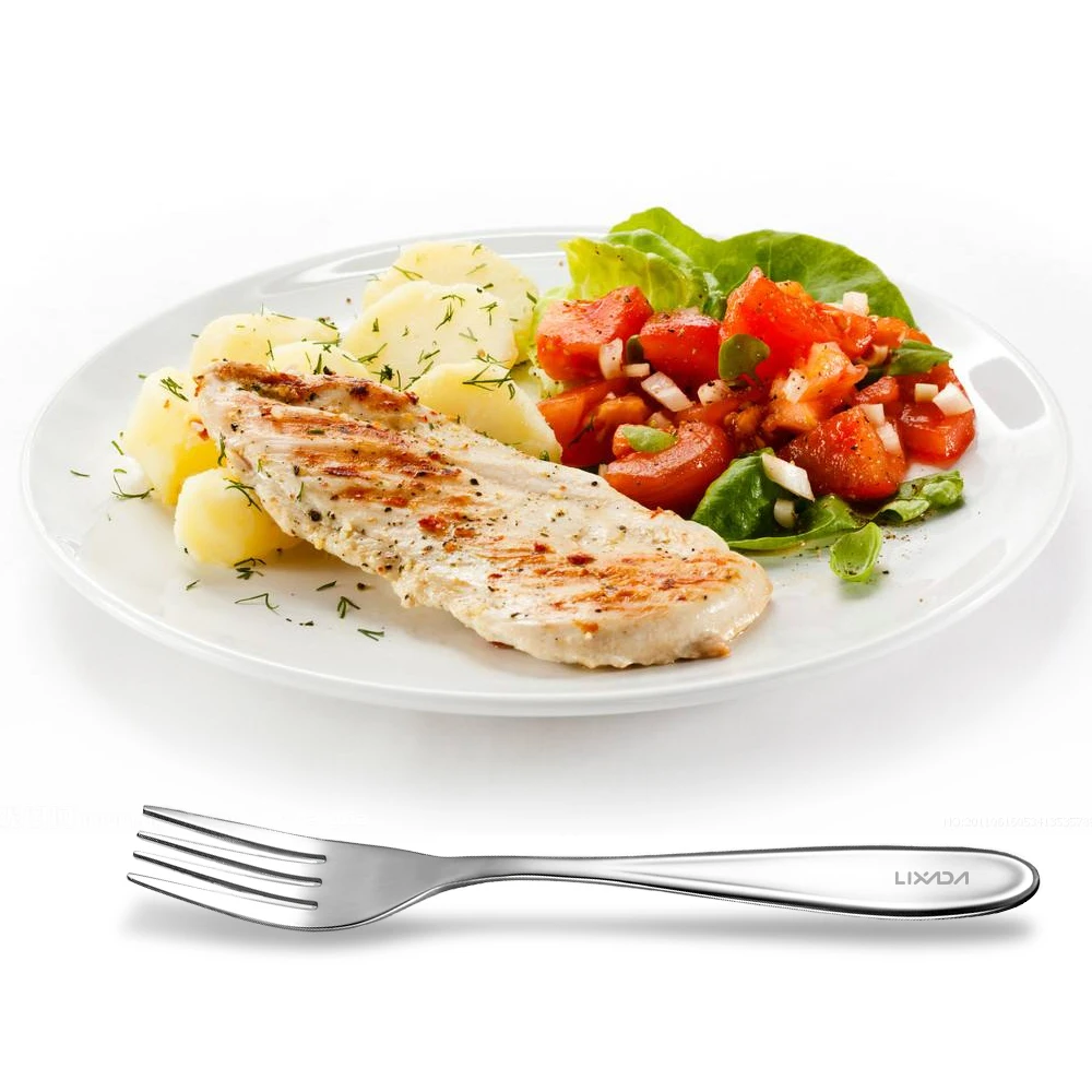 Lixada titanio cuchara tenedor cubiertos ligero de longitud completa cena tenedor cuchara casa Camping al aire libre senderismo mochila