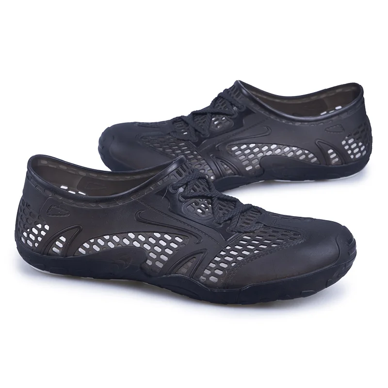 Г. Новая летняя обувь для воды мужские пляжные сандалии спортивная обувь мужская быстросохнущая река море тапочки дайвинг носки для купания 40-45 - Цвет: Темный хаки