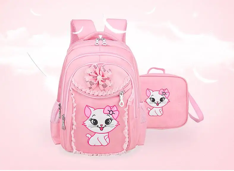 Новый модный детский рюкзак школьные рюкзаки для девочек принцесса кошка дизайн студенческий детский школьный рюкзак сумка Mochila Escolar
