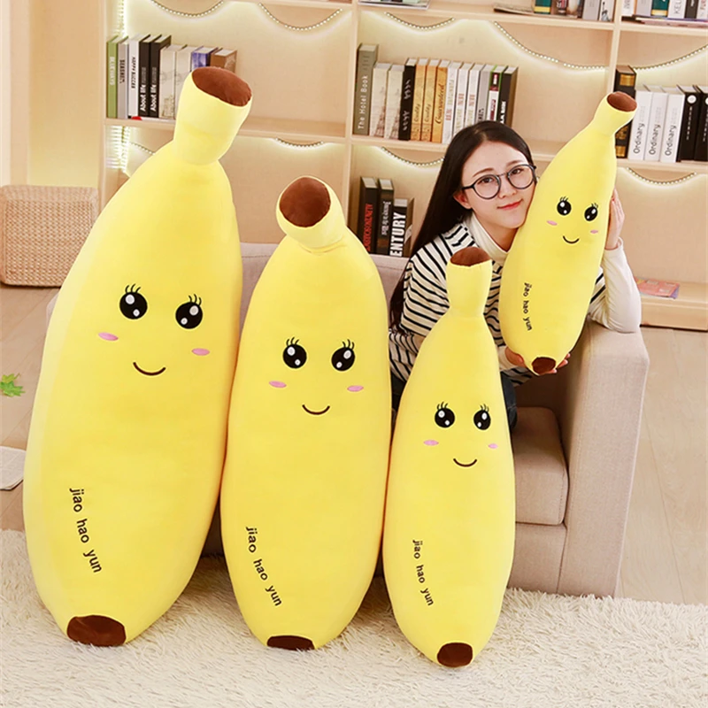 MIAOOWA 1PC 80-120CM Lovely Banana Stuffed Soft Pillow Baby Simulation
Banana Cushion Toy Doll Kid Children Cute Birthday Gifts