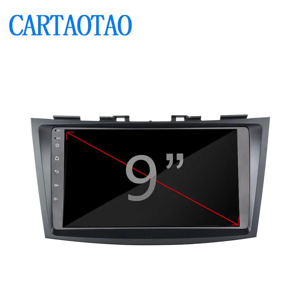 Android 8,1 GO автомобильный dvd gps плеер 2 Гб+ 32 ГБ Радио Навигация мультимедийный плеер для Suzuki Swift 2011,2013,, 2DIN