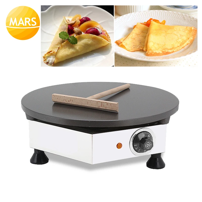 

Mars Commercial 40cm Electric Crepe Makers Pancake Making Machines Roti Chapati Pan Cake Irons Kitchen equipments