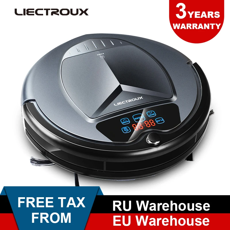2018 NEW LIECTROUX B3000 Robot Vacuum Cleaner for home,Remote
