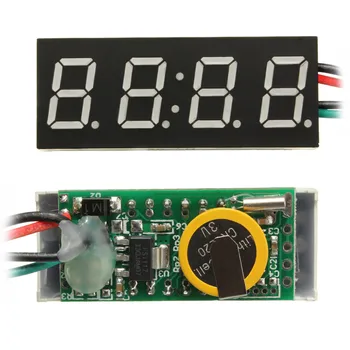 

3 in 1 Car Digital LED Clock Watch Monitor Car Truck Motor Motorcycle 24 Hour Time DC 7-30V