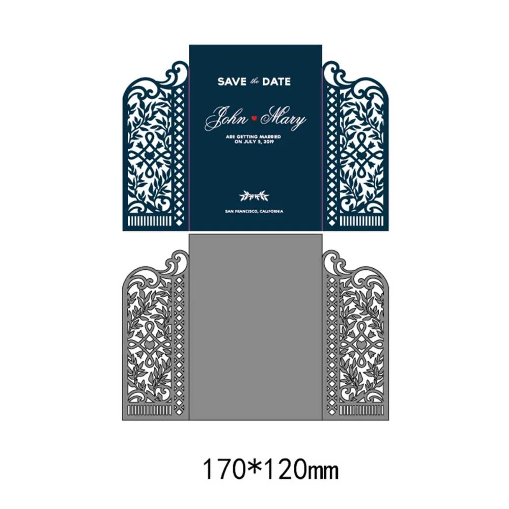 

2018 new cutting Dies Decor Hollow Pattern METAL CUTTING DIES Craft Embossing Scrapbooking paper craft home decoration
