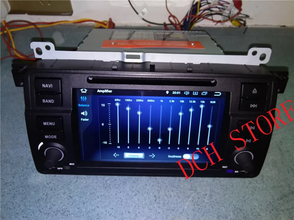 Cheap 7 INCH Android 9.0 8 CORE octa cor Car dvd player gps navigation For BMW E46 M3 X5 Rover 3 Series RAM carplay 30 EQ RADIO STEREO 20