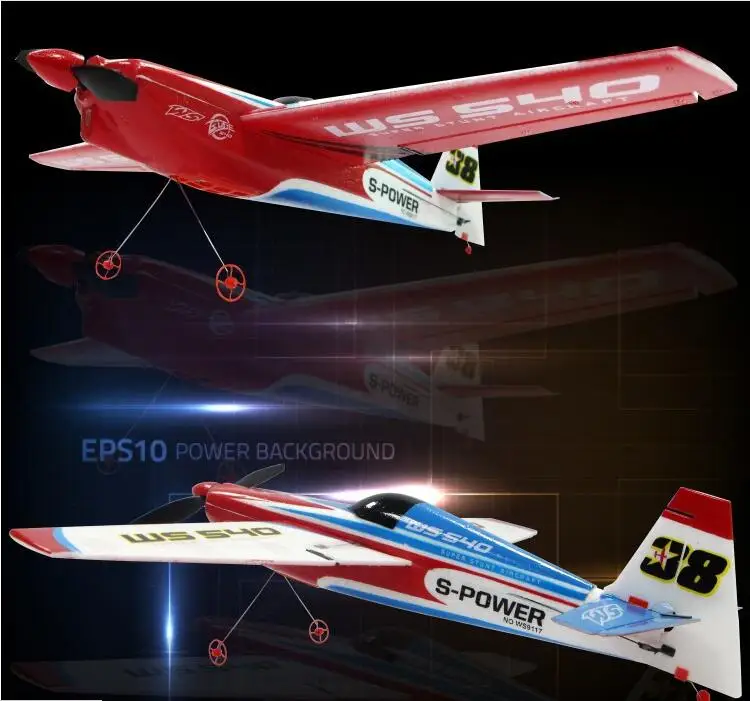 2017 new RC Glider WS9117 4ch up to 500m 43 5cm large EPP fixed wing profession