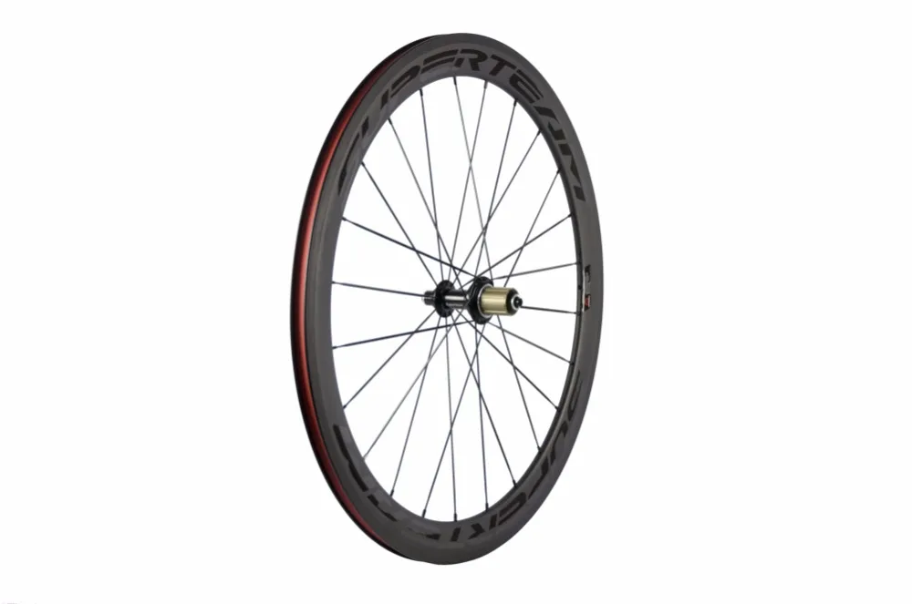 Cheap Superteam 700C Basalt Brake Carbon Wheels Road Bicycle Carbon Wheel Clincher Road Wheelset Chinese Bicycle Wheels 4