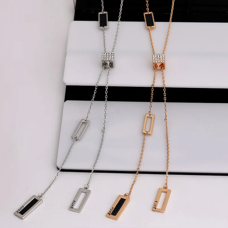 Geometric Tassel Long Necklaces& Pendants For Women Jewelry Maxi Statement Necklace Sweater Dress Accessories All Match