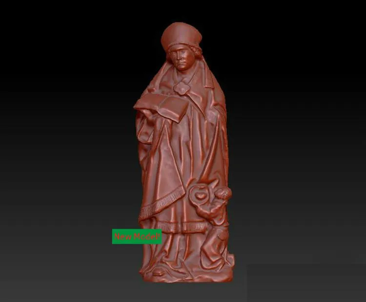 3D модель рельефного STL модели формат файла богини милосердия Санкт-Августин