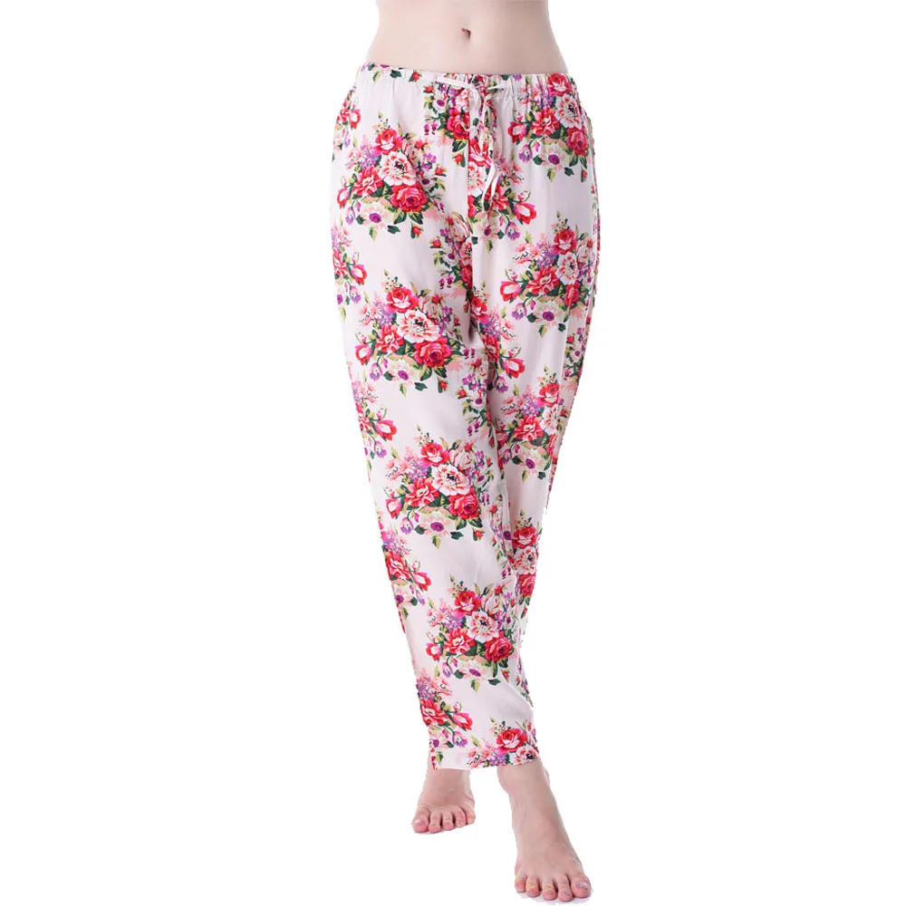 Mr& Mrs Right Цветочные хлопковые брюки для женщин шелковые женские наборы для сна, низ пижамы невесты и пижама для невесты мягкие Pajymas