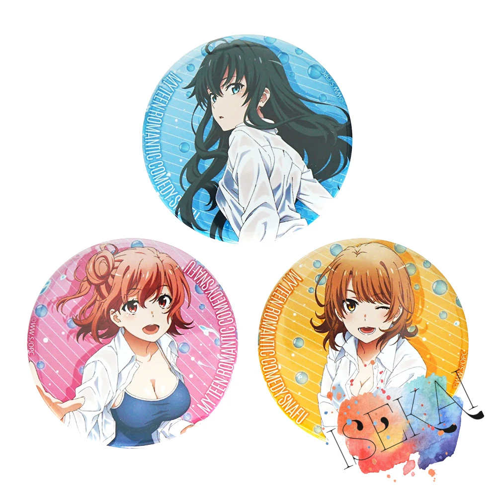 Мой подросток романтическая комедия SNAFU аниме Yukinoshita Yukino Yuigahama Yui Isshiki Iroha