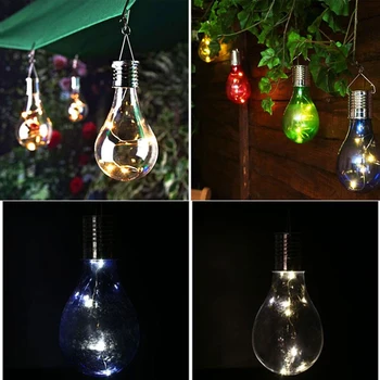 

Waterproof Solar Powered LED Bulb Lamp Copper Wire Decoration Outdoor Camping