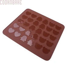 COOKNBAKE DIY Макаронный коврик медведь мультфильм Пингвин из силикона форма для торта выпечка Макарон колодки SM-001-4