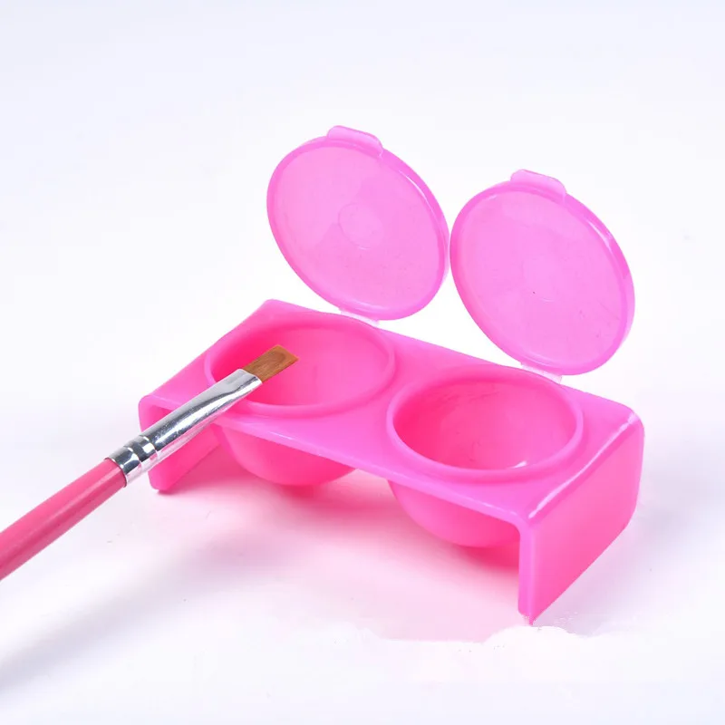 Acrylic Liquid Dish Plastic Dappen Dish Bowl Cup with Cap Liquid Glitter Acrylic Powder Nail Pen Wash Caviar Nail Styling Tools Acrylic Liquid Dish Plastic Dappen Dish Bowl Cup with Cap Liquid Glitter Acrylic Powder Nail Pen Wash Caviar Nail Styling Tools