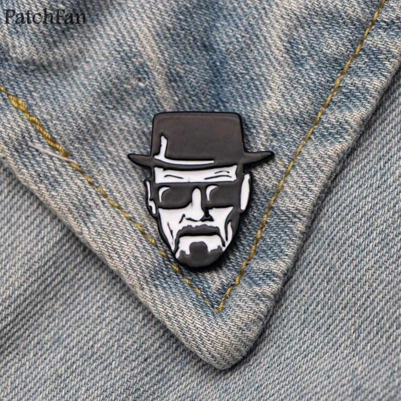Patchfan чехол с принтом во все тяжкие Walter белый цинк сплава галстук бабочка значки