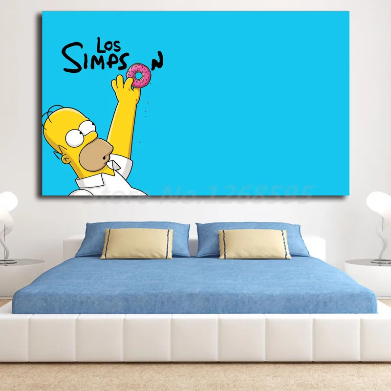 

Homer Simpsoning Cartoon HD Wallpaper Canvas Posters Prints Wall Art Painting Decorative Picture Artwork Modern Home Decoration
