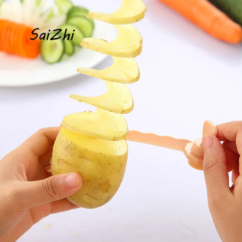 

High Quality Carrot Spiral Slicer Kitchen Cutting Models Potato Cutter Cooking Accessories Home Gadgets QC2337