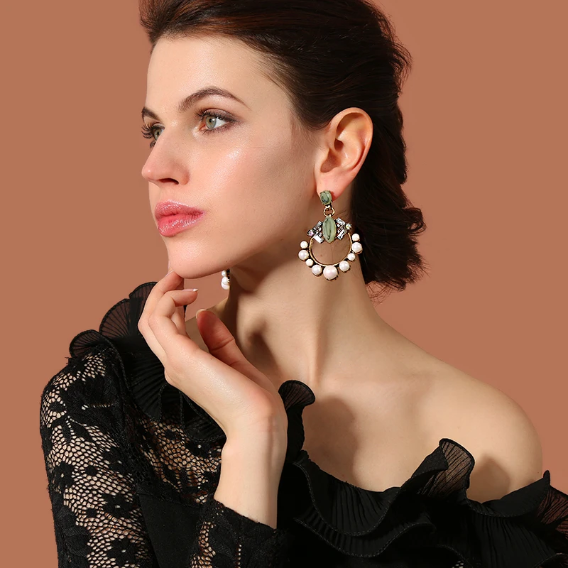 Buy Online Shopping Fashion Women Big Earrings Party