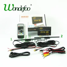 Двойной антенны автомобилей DVB-T2 Мобильный DVB T2 ТВ приемник для автомобиля DVD цифровой ТВ тюнер Mpeg-4 MPEG-2 для России Европа
