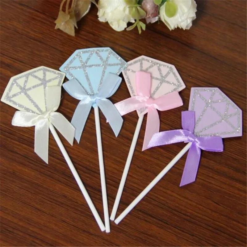 25PCS Shiny Glitter Cake Decorating Supplies Diamond