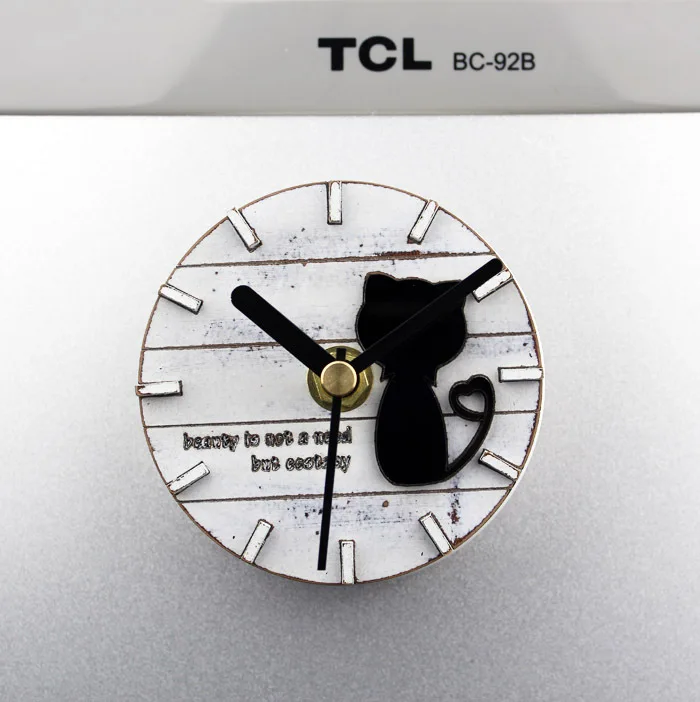 Buy Rural Wood Kitchen Clock Cute Cat Watch Fridge