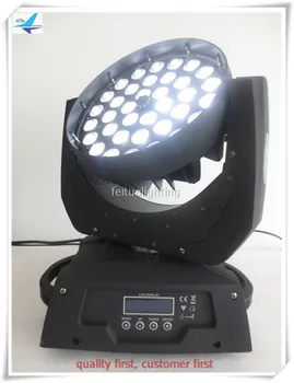 

6pcs/lot 36x18w led wash moving head zoom rgbwa uv 6 in 1 moving wash led fixtuer dj stage zoom moving head