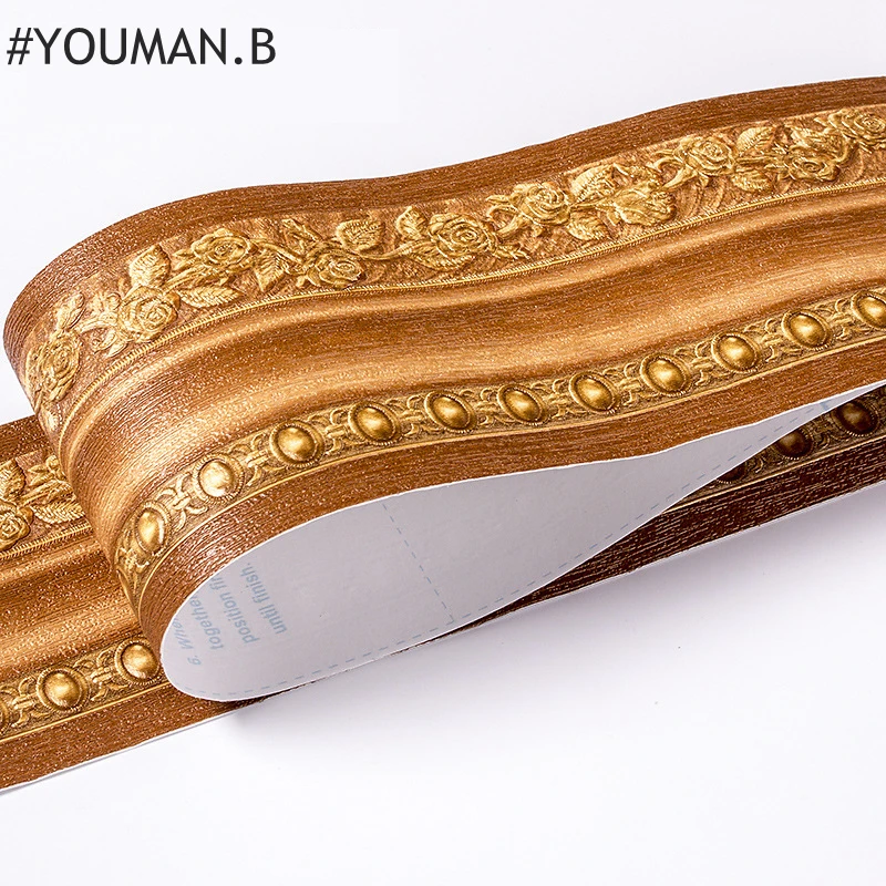 خلفيات YOUMAN خلفيات حدود PVC ملصقات جدار الفينيل للماء ديكور المنزل زخرف الاطفال غرفة الحمام الذاتي لاصق DIY