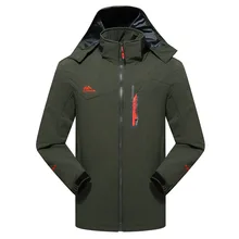 Новая спортивная куртка для занятий альпинизмом на весну в большом ярде Мужская Однослойная Водонепроницаемая дышащая зарядная XL-6XL