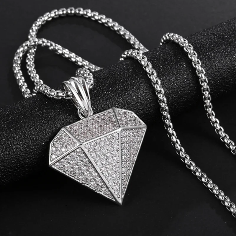 Преувеличенное ожерелье с подвеской для женщин и мужчин креативные хип-хоп хипстеры геометрическое ожерелье цепь влюбленных вечерние ошейники подарки