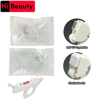

10PCS Disposable Water Light 25D Vanadium Titanium Crystal Injection Syringe Shuttle Needle Tubing Aesthetic Facial Restoration