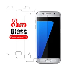 3Pcs For Samsung Galaxy S7 Tempered Glass Screen Protector For Samsung Galaxy S7 G930F G930 Protective Glass Shield Film 9H