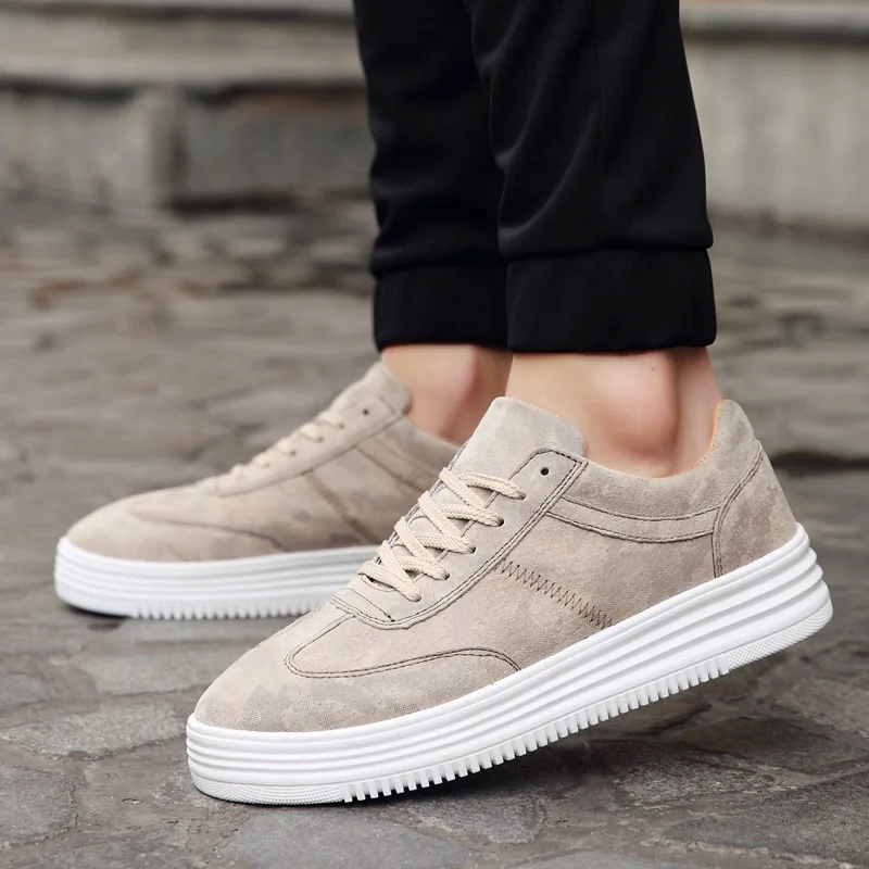 

Big Size 44 Spring Summer Comfortable Casual Shoes Mens Canvas Shoes For Men Lace-Up Brand Fashion Men Loafers Boats Shoe 5