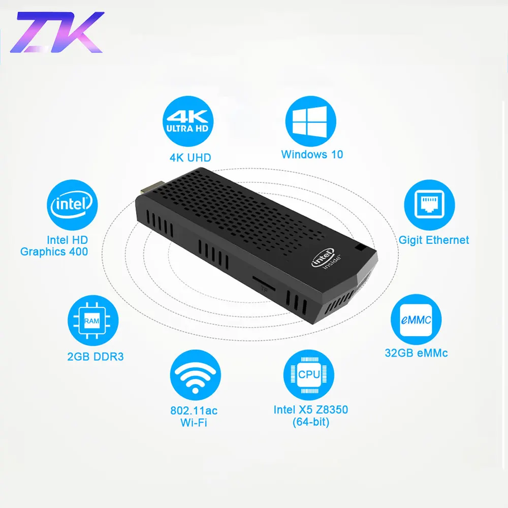 T6 Pro Stick MINI PC ordenador de bolsillo mini Windows 10 con licencia, 4 GB RAM 64 GB ROM Intel Atom x5-Z8350 4 K BT4.0 WiFi USB 3,0 T6 Pro Stick MINI PC ordenador de bolsillo mini Windows 10 con licencia, 4 GB RAM 64 GB ROM Intel Atom x5-Z8350 4 K BT4.0 WiFi USB 3,0