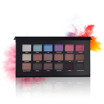 

LAMUSELAND Glitter matte eye shadow makeup lasting waterproof 18color eye shadow #J0001
