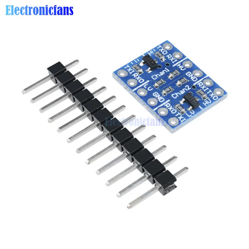 10 шт. 5В до 3 В двухканальный IIC I2C логический преобразователь уровня