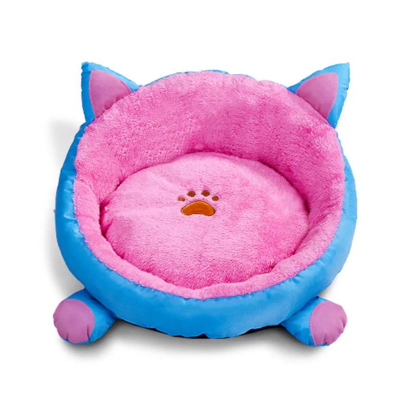 Pet Supplies Small Breast Kennel Can Disassembly Washing Teddy Dog Cat Nest Autumn Winter With Velvet Thickened Ma | Дом и сад