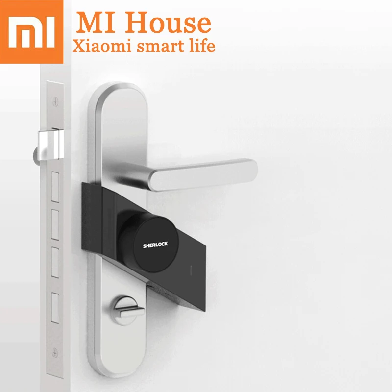 Xiao mi Sherlock bloqueo inteligente M1 mi jia cerradura inteligente Keyless Fingerprint contraseña trabajar con mi casa App teléfono control inteligente