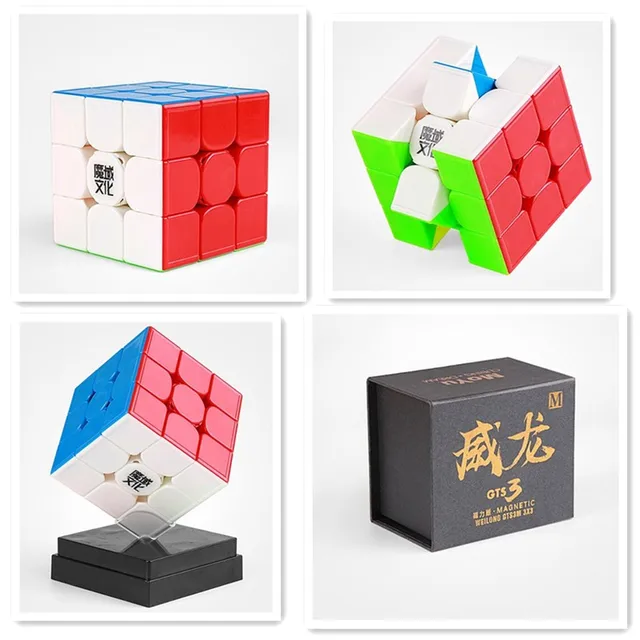 Neo Cube GTS3M MoYu Weilong GTS V2 V3 M 3x3x3 Magnetic Magic Cube Puzzle GTS 3M 3x3 GTS2 M Speed cubo magico eudcation Kids toys 4