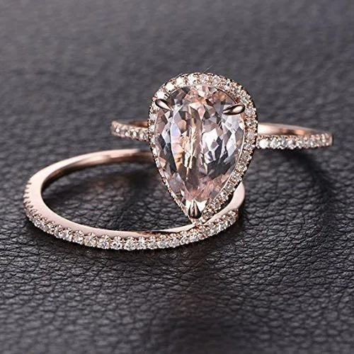 Женский тренд 925, сверкающий циркон, обручальное кольцо, набор для женщин, серебряный круглый камень, 2 шт., кольца для девочек-подростков, ювелирные изделия ручной работы