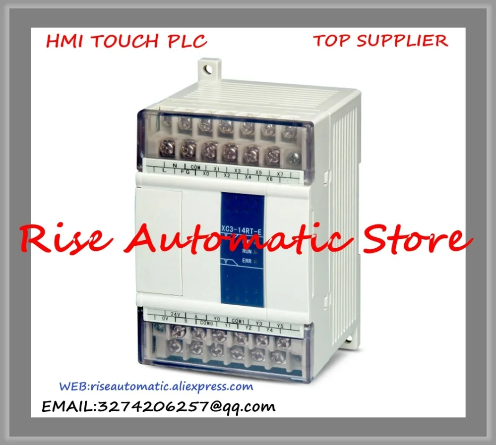 New Original Programmable Controller Module XC2-14T-E PLC AC220V DI 8 DO 6 Transistor new original programmable controller digital plc module di 4 do 4 transistor output dvp08xp211t
