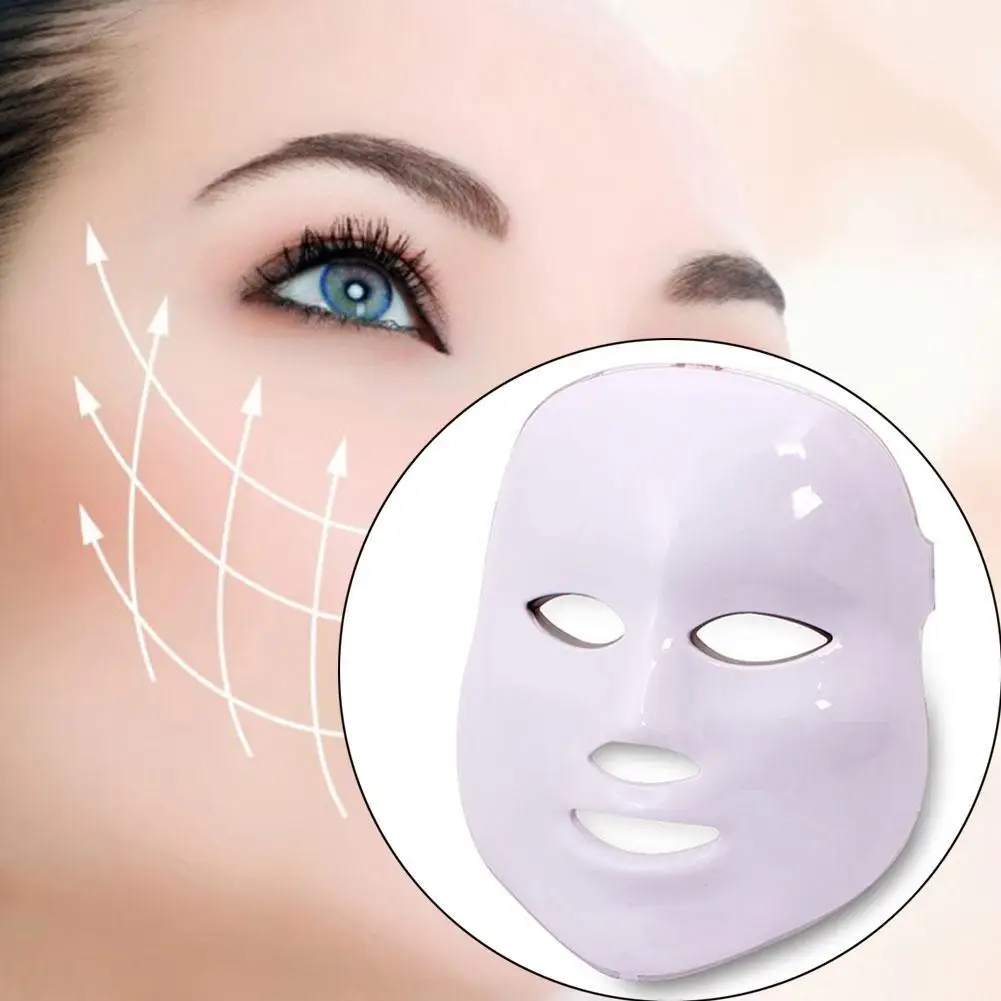 

7 Colors Facial LED Beauty Mask Wrinkle Light Skin Care Rejuvenation Wrinkle Acne Removal Face Beauty Spa Skin Beauty Machine